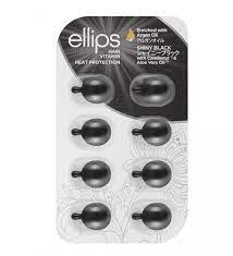 Ellips Капсули для волосся Нічне сяйво з горіховою олією кукуі та олією Алое Вера (8х1ml)